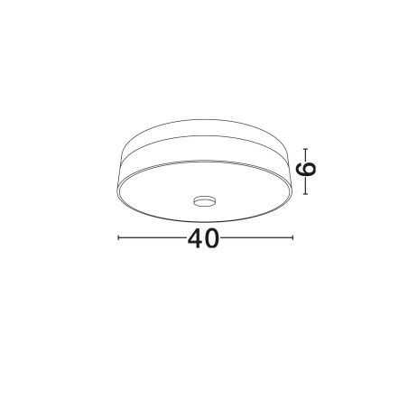Plafon modern z imitacji alabastru Cucco 40cm LED 3000K