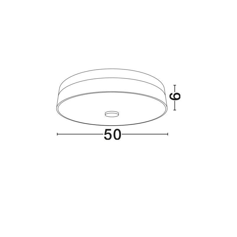 Plafon modern z imitacji alabastru Cucco 50cm LED 3000K