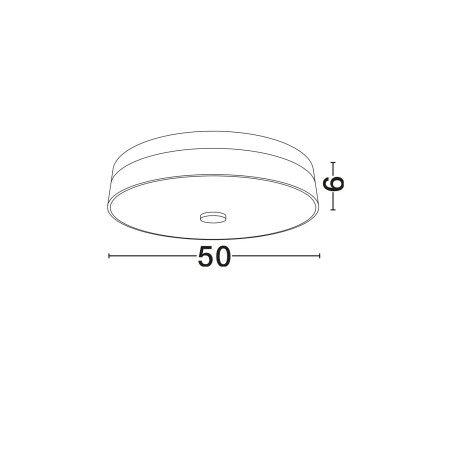 Plafon modern z imitacji alabastru Cucco 50cm LED 3000K