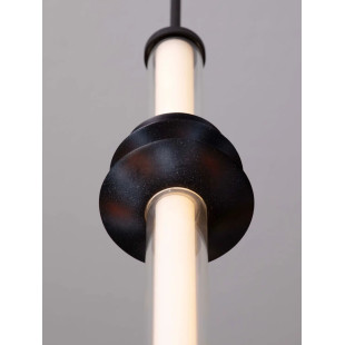 Lampa wisząca designerska Fossetta 8cm LED 3000K czarny / ceramika