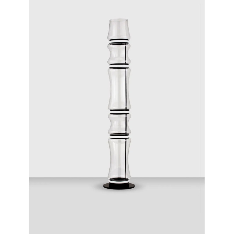 Lampa podłogowa szklana designerska - z dotykowym włącznikiem Rizzuto 157cm LED 3000K