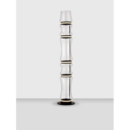 Lampa podłogowa szklana designerska - z dotykowym włącznikiem Rizzuto 157cm LED 3000K
