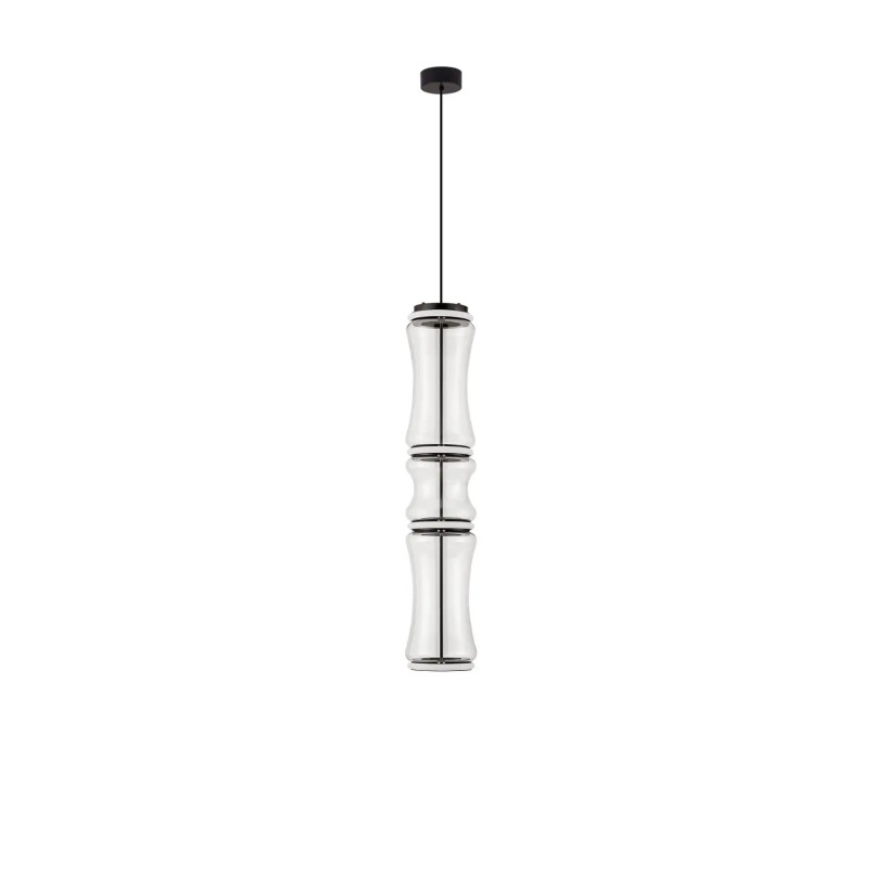 Lampa wisząca szklana designerska - z dotykowym ściemniaczem Rizzuto 21,5cm H113cm LED 3000K