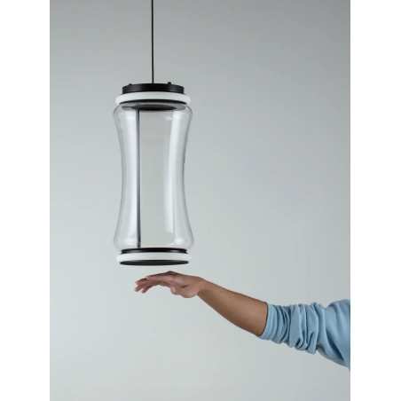 Lampa wisząca szklana designerska - z dotykowym ściemniaczem Rizzuto 21,5cm H50cm LED 3000K