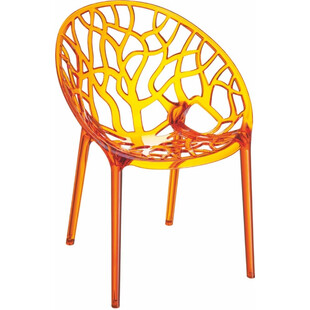 Krzesło Siesta Crystal Pomarańczowe - Elegancki Design | [Nazwa Sklepu]