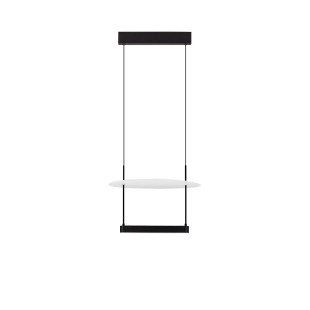 Lampa wisząca designerska Takko LED 3000K 40cm czarno-biała