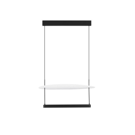 Lampa wisząca designerska Takko LED 3000K 60cm czarno-biała