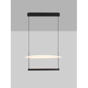 Lampa wisząca designerska Takko LED 3000K 60cm czarno-biała