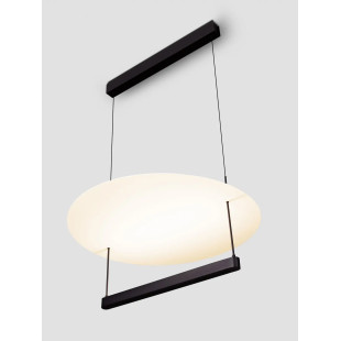 Lampa wisząca designerska Takko LED 3000K 60cm czarno-biała