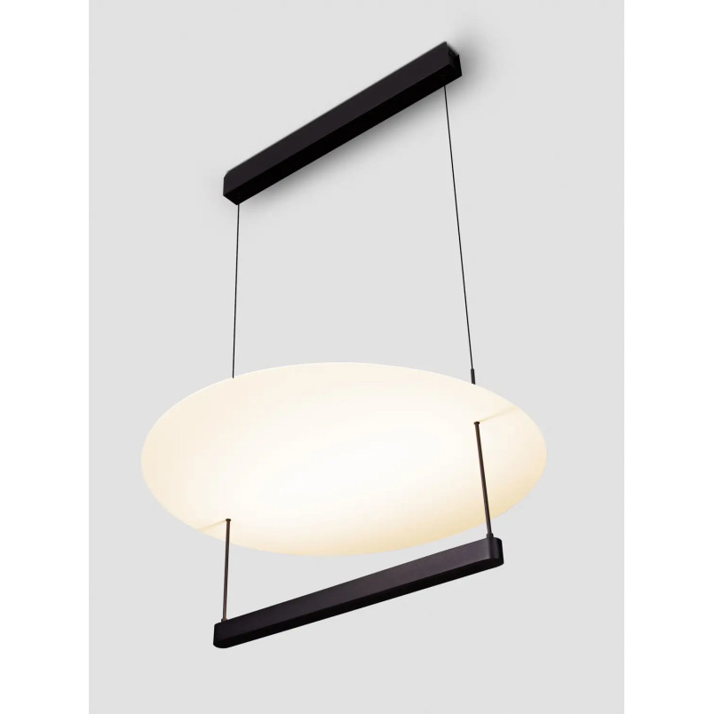 Lampa wisząca designerska Takko LED 3000K 60cm czarno-biała