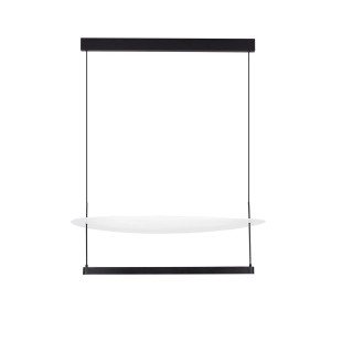 Lampa wisząca designerska Takko LED 3000K 80cm czarno-biała
