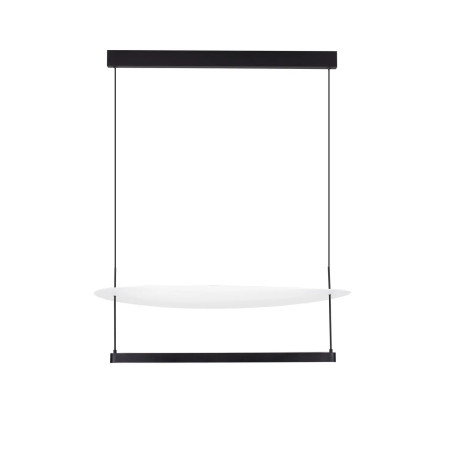 Lampa wisząca designerska Takko LED 3000K 80cm czarno-biała