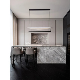Lampa wisząca designerska Takko LED 3000K 120cm czarno-biała