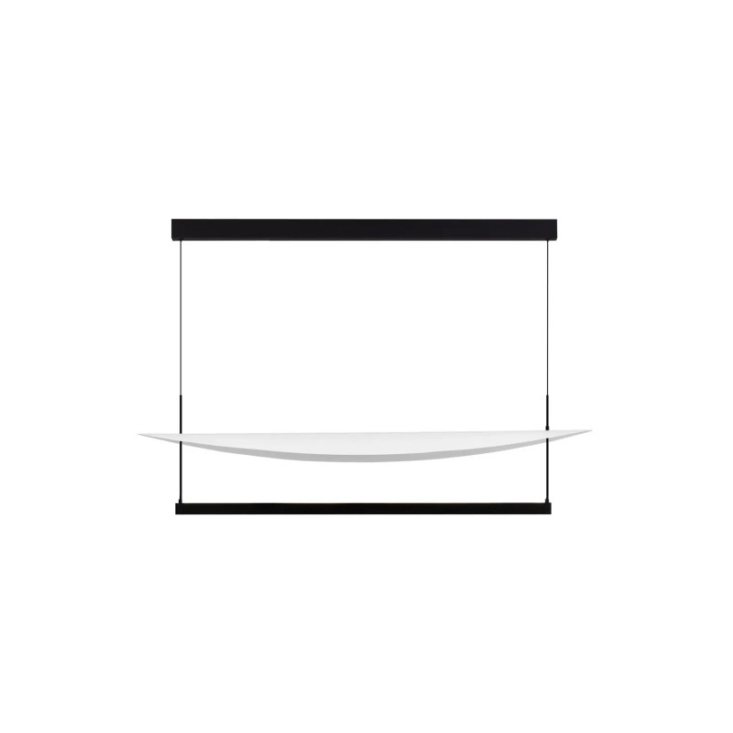 Lampa wisząca designerska Takko LED 3000K 120cm czarno-biała