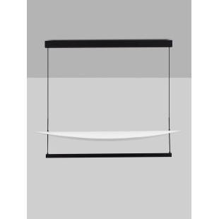 Lampa wisząca designerska Takko LED 3000K 120cm czarno-biała