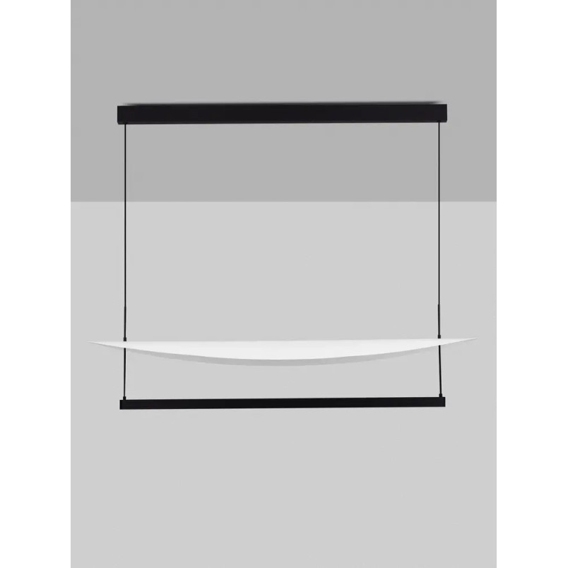 Lampa wisząca designerska Takko LED 3000K 120cm czarno-biała