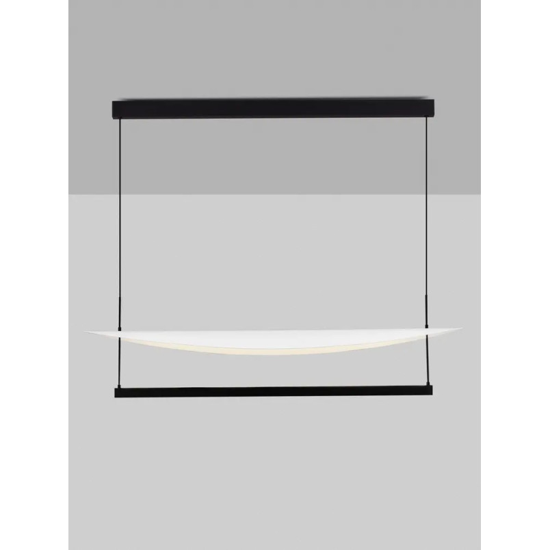 Lampa wisząca designerska Takko LED 3000K 120cm czarno-biała