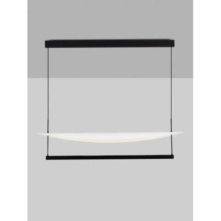 Lampa wisząca designerska Takko LED 3000K 120cm czarno-biała