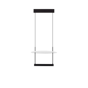 Lampa wisząca designerska Takko LED 2700K 40cm czarno-biała