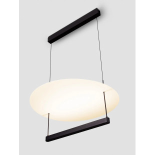 Lampa wisząca designerska Takko LED 2700K 60cm czarno-biała