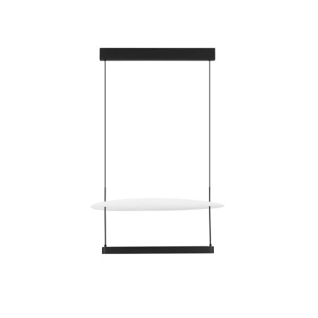 Lampa wisząca designerska Takko LED 2700K 60cm czarno-biała