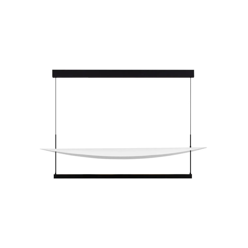 Lampa wisząca designerska Takko LED 2700K 120cm czarno-biała