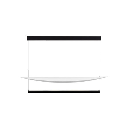 Lampa wisząca designerska Takko LED 2700K 120cm czarno-biała