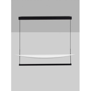 Lampa wisząca designerska Takko LED 2700K 120cm czarno-biała