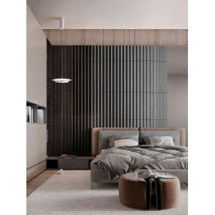 Lampa podłogowa designerska ściemniana Plates LED 3000K 330cm biały / chrom