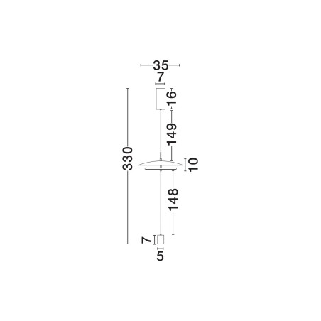 Lampa podłogowa designerska ściemniana Plates LED 3000K 330cm biały / chrom