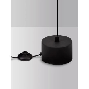 Lampa podłogowa designerska ściemniana Plates LED 3000K 370cm biały / chrom / czarny