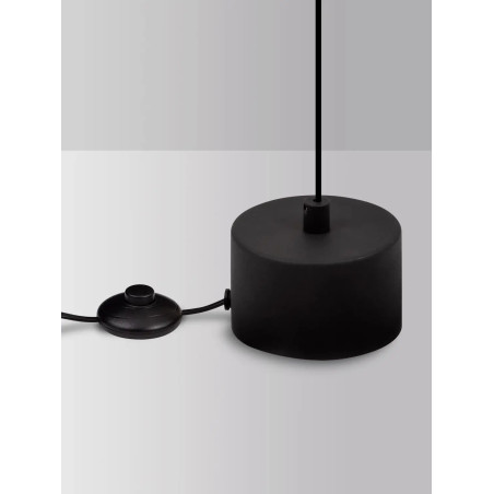 Lampa podłogowa designerska ściemniana Plates LED 3000K 370cm biały / chrom / czarny