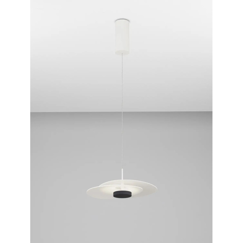 Lampa wisząca designerska Pea 35cm LED 3000K biała