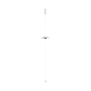 Lampa wisząca - pionowa designerska Pea 35cm LED 3000K biała