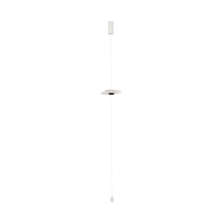 Lampa wisząca - pionowa designerska Pea 35cm LED 3000K biała