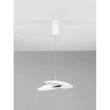 Lampa wisząca designerska Pea 48cm LED 3000K biała