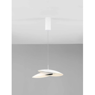 Lampa wisząca designerska Pea 48cm LED 3000K biała