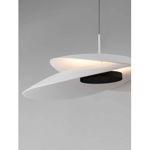 Lampa wisząca designerska Pea 48cm LED 3000K biała