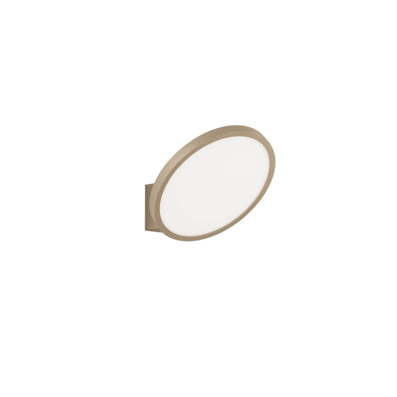 Kinkiet okrągły minimalistyczny Trigna LED 2700-3000K szampańskie złoto