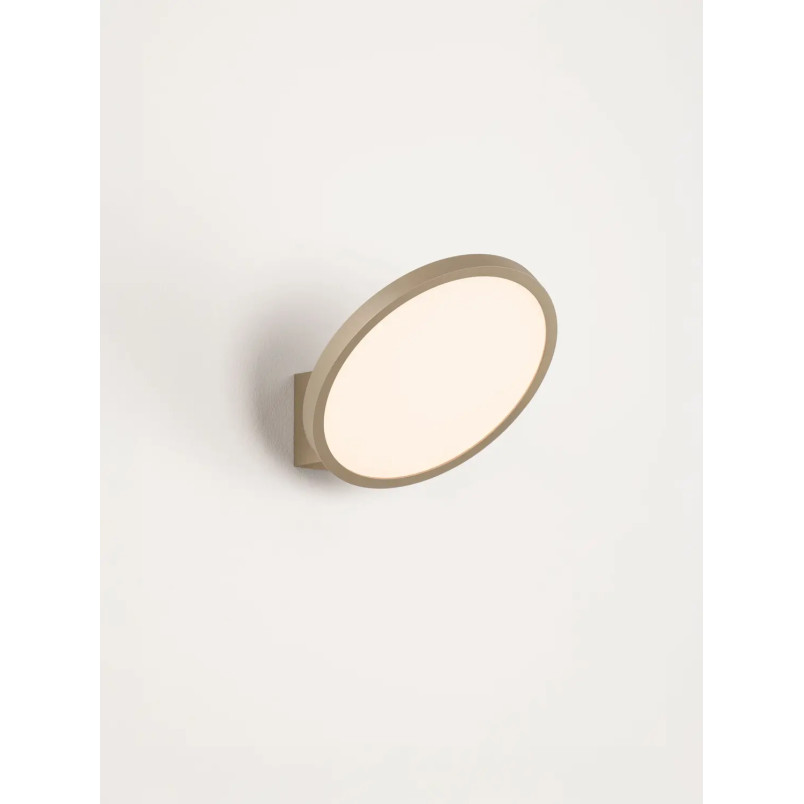 Kinkiet okrągły minimalistyczny Trigna LED 2700-3000K szampańskie złoto