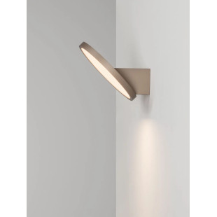 Kinkiet okrągły minimalistyczny Trigna LED 2700-3000K szampańskie złoto