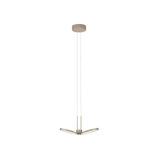 Lampa wisząca 2 punktowa Trigna 32,5cm LED 2700-3000K szampańskie złoto