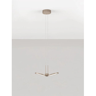 Lampa wisząca 2 punktowa Trigna 32,5cm LED 2700-3000K szampańskie złoto