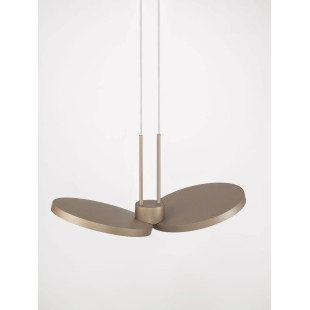 Lampa wisząca 2 punktowa Trigna 32,5cm LED 2700-3000K szampańskie złoto