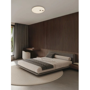 Plafon okrągły minimalistyczny Trigna 61cm LED 2700-3000K szampańskie złoto