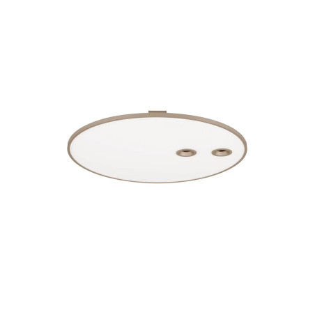 Plafon okrągły minimalistyczny Trigna 61cm LED 2700-3000K szampańskie złoto