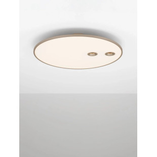 Plafon okrągły minimalistyczny Trigna 61cm LED 2700-3000K szampańskie złoto