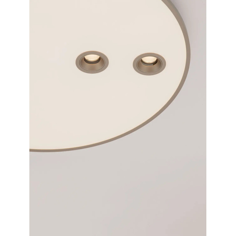 Plafon okrągły minimalistyczny Trigna 61cm LED 2700-3000K szampańskie złoto