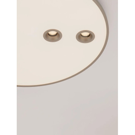 Plafon okrągły minimalistyczny Trigna 61cm LED 2700-3000K szampańskie złoto