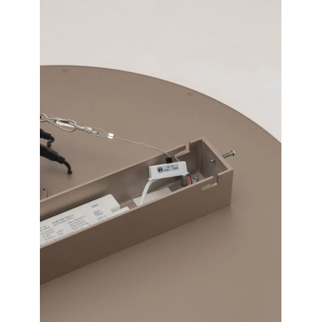 Plafon okrągły minimalistyczny Trigna 61cm LED 2700-3000K szampańskie złoto